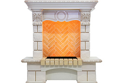 Dimplex Pierre Luxe слоновая кость/шампань 950x387x975 мм