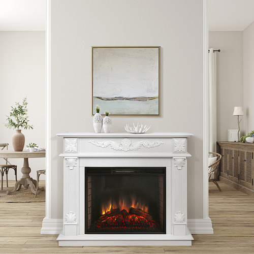 RealFlame Philadelphia 26 WT очаг Epsilon 26 SIR белый дуб_3