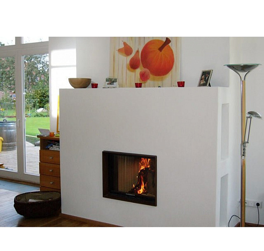 Brunner kompakt-kamin kk 51/55 lifting, стальной горизонтальный дымосборник, нержавеющие рамки_3